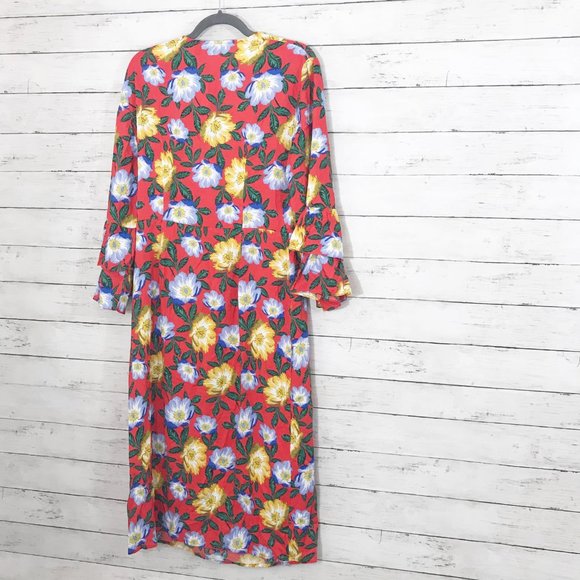 NWT The Fifth Label Reunion Floral Wrap Dress XL - Picture 7 of 8